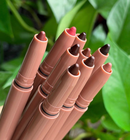 50pcs Private Label Peptide Retractable Dual-Action Lip Liner