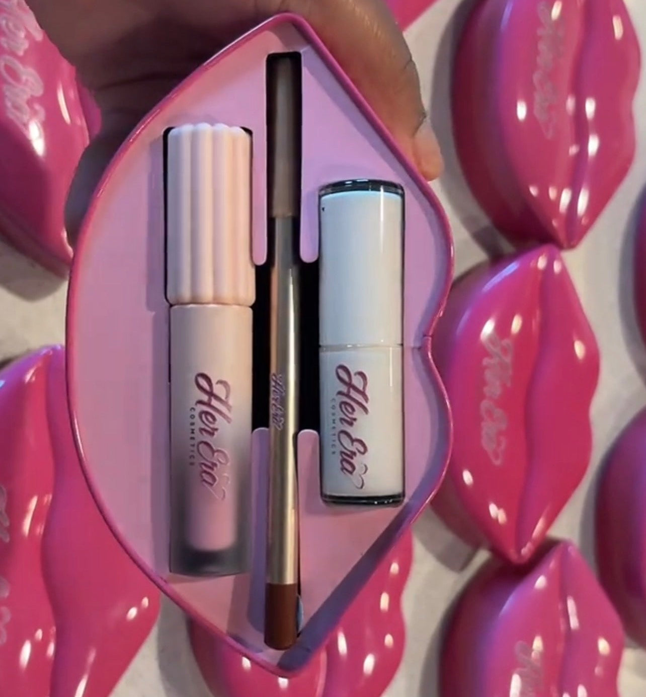 20 Sets Private Label 3-in-1 Lip Care Kit