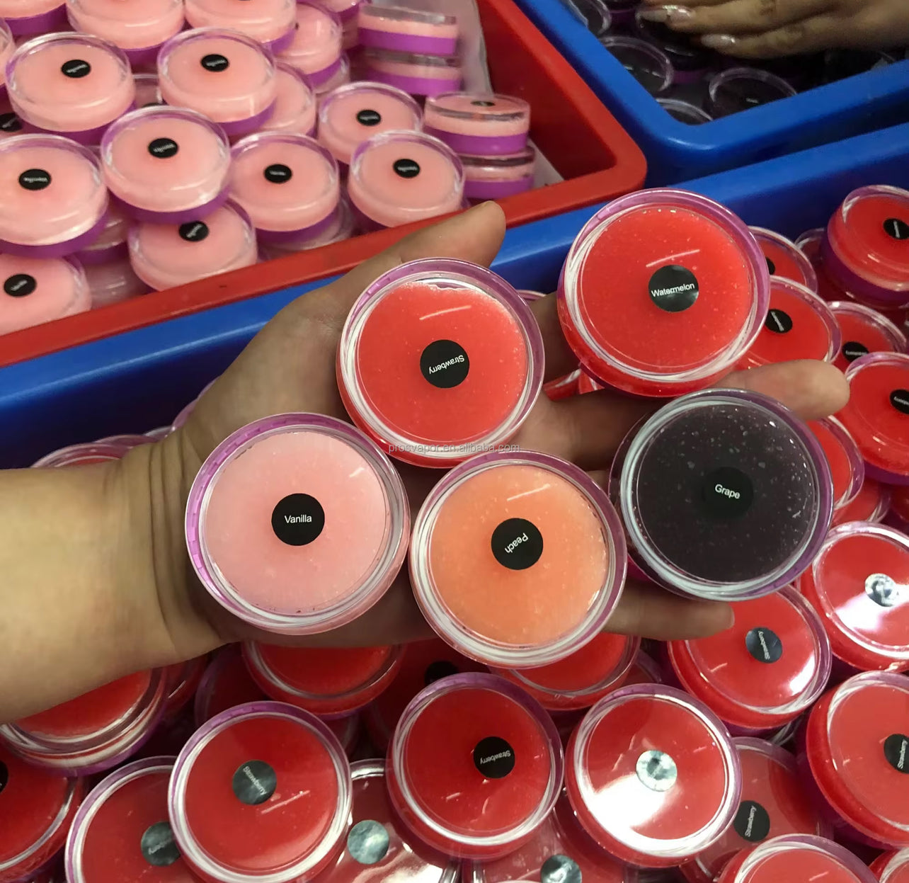 50pcs Private Label Lip Scrub