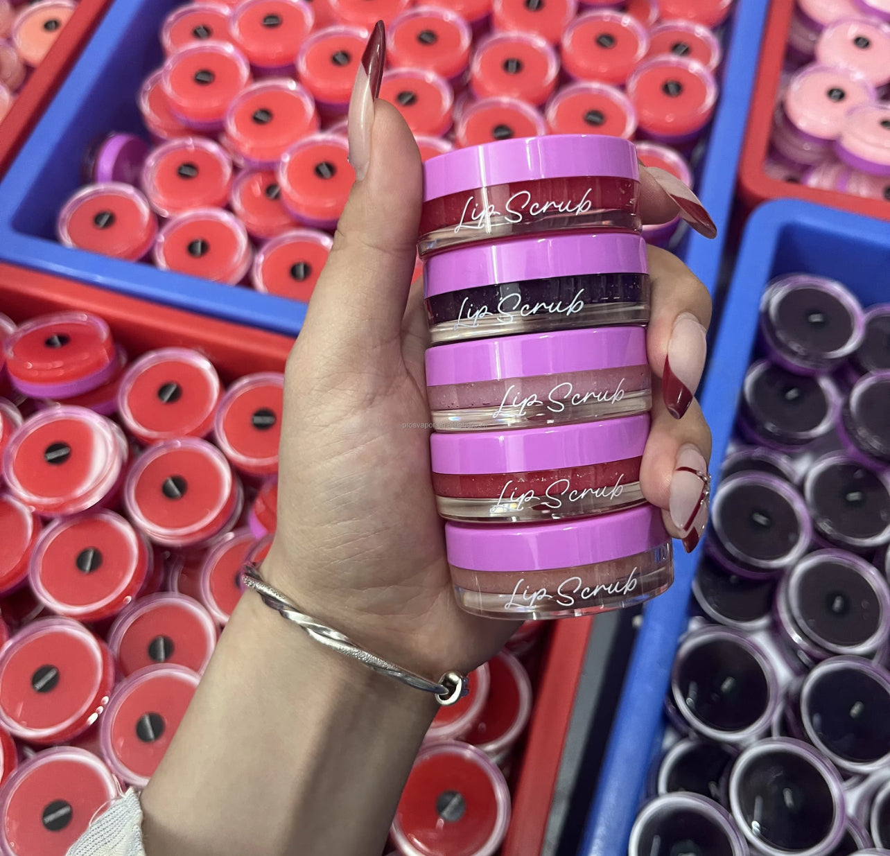 50pcs Private Label Lip Scrub