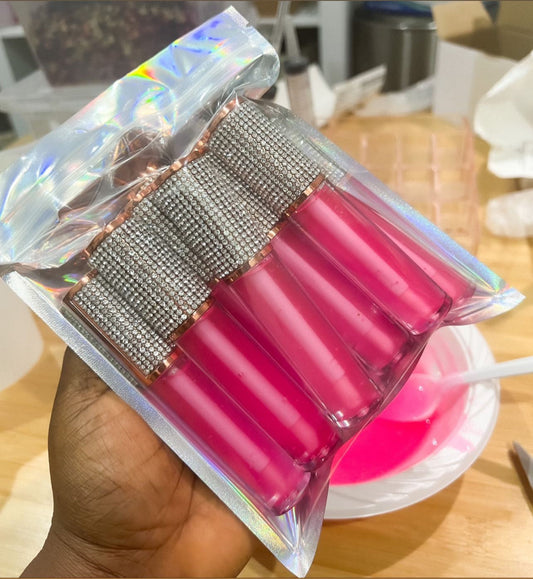 12pcs Wholesale Clear Strawberry Lipgloss