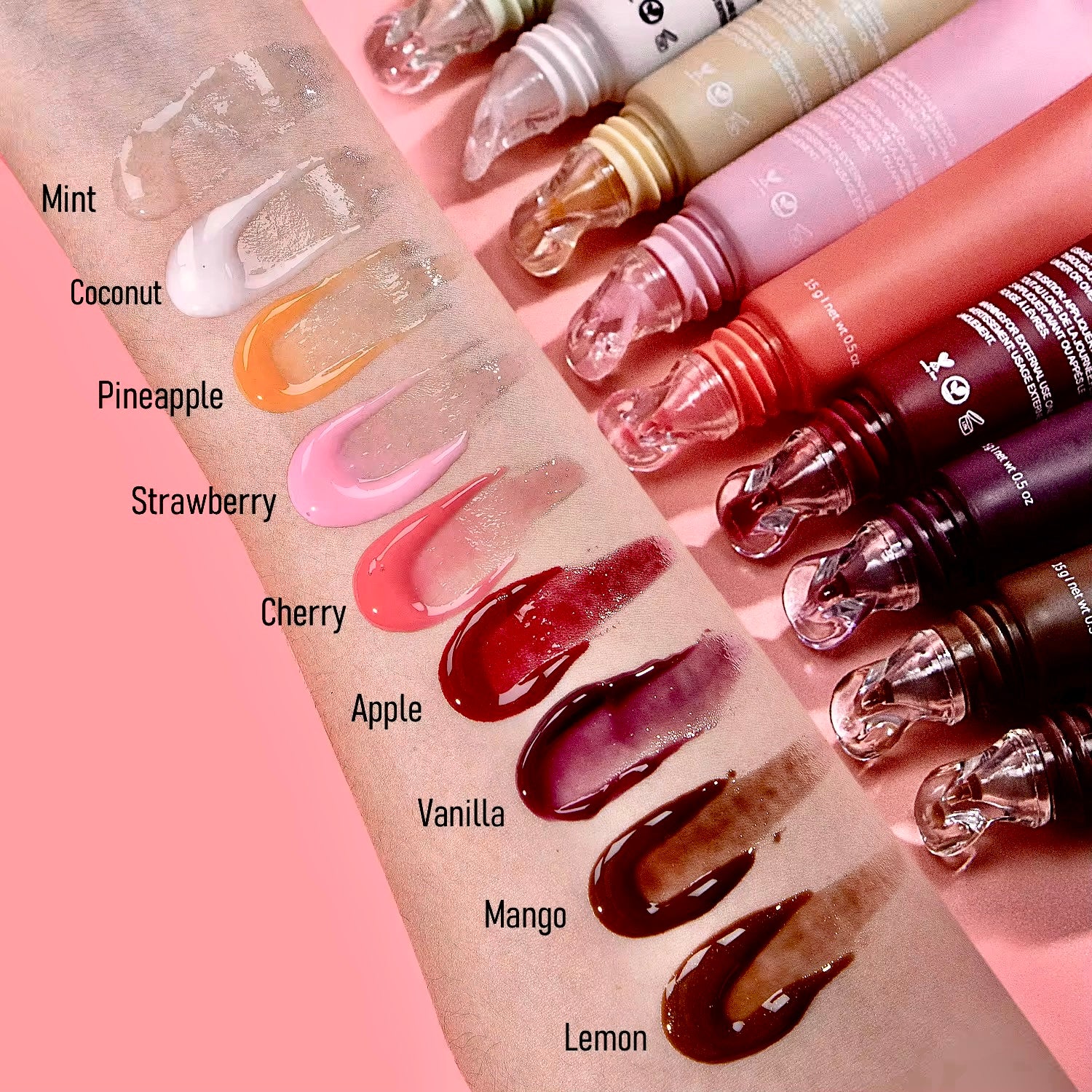100pcs Private Label Peptide Tinted Lip Serum