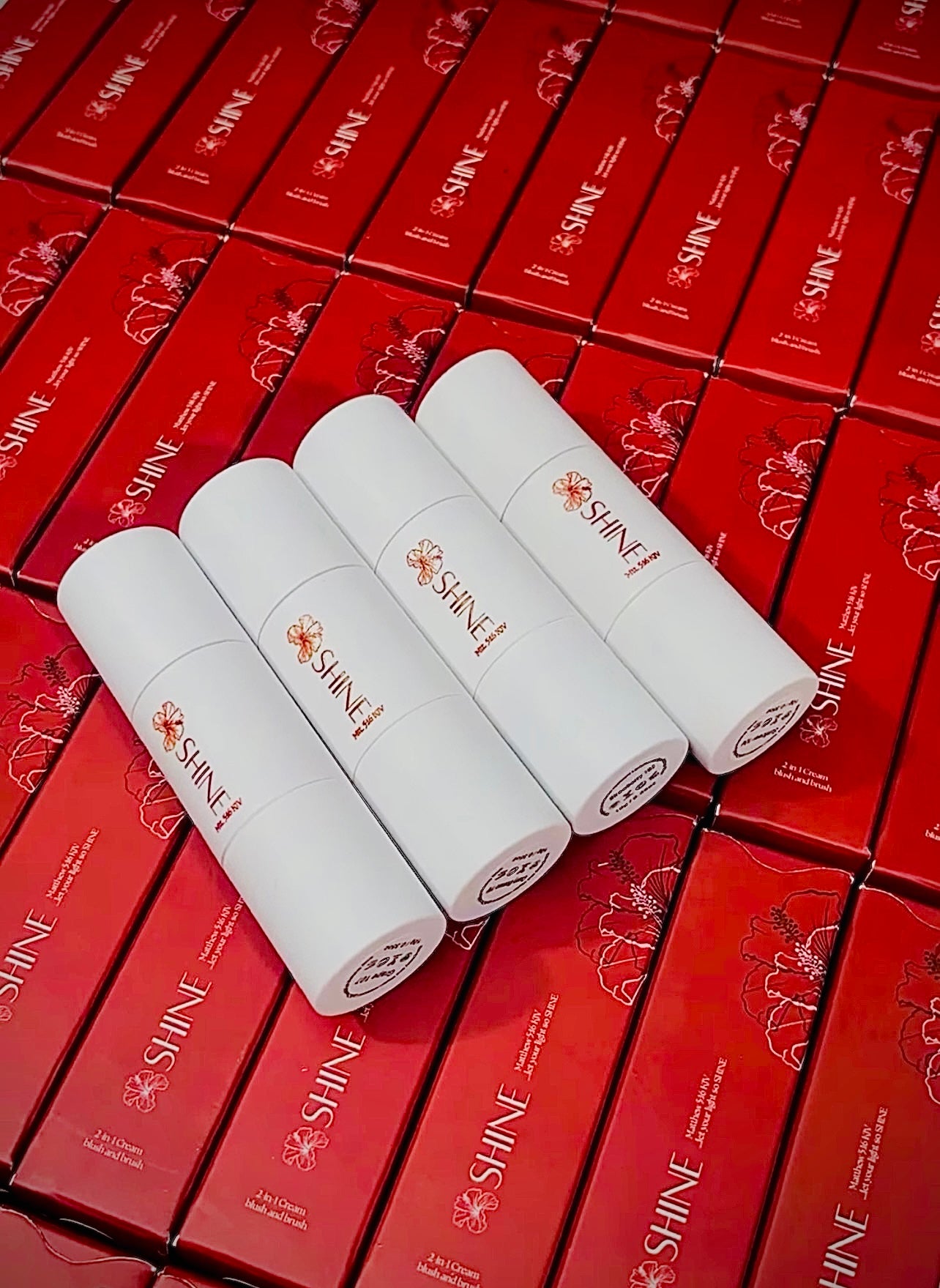 50pcs 2-in-1 Private Label Creamy Blush Sticks