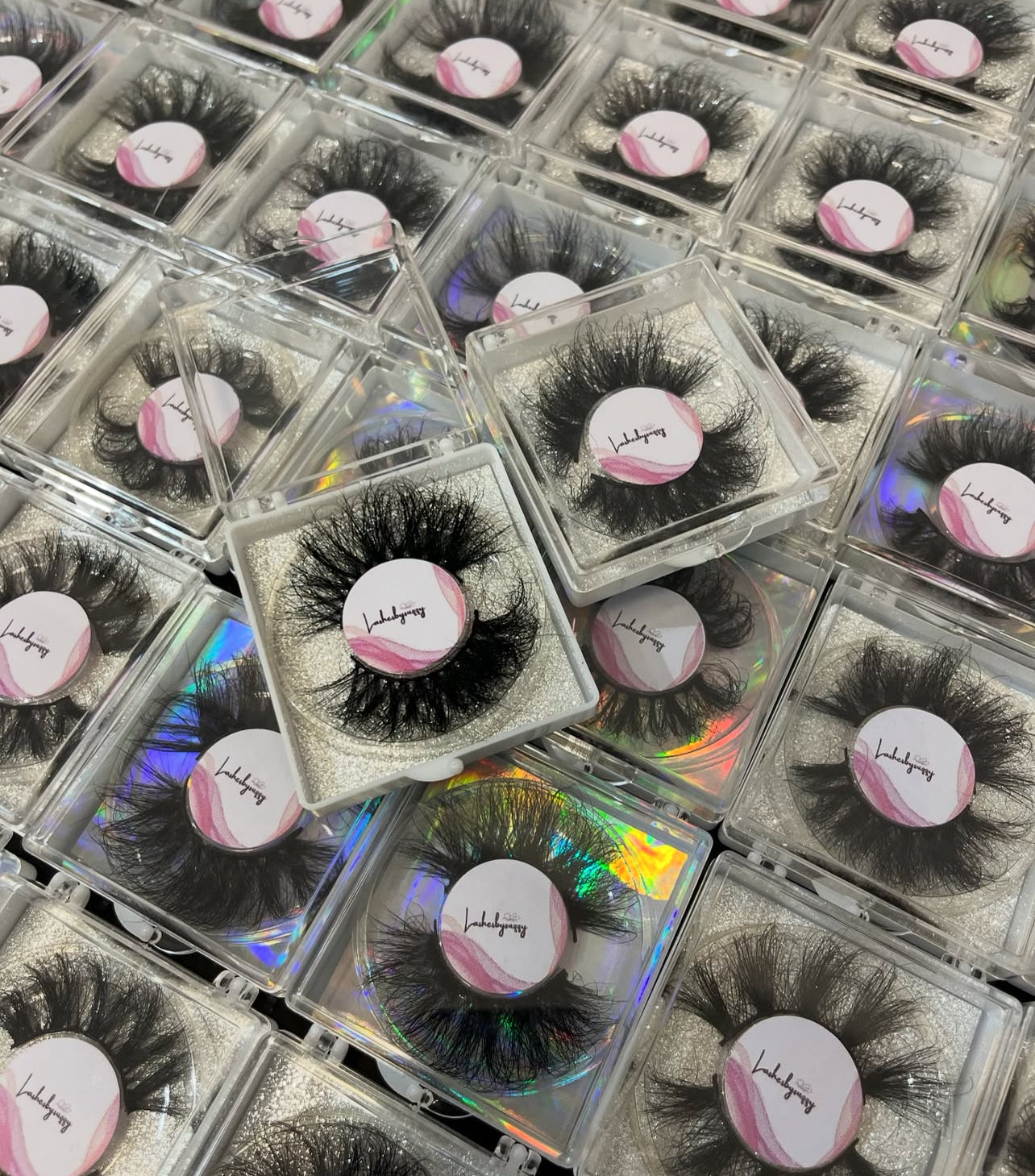 100pcs Private Label Mink Lashes
