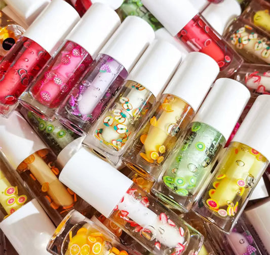 50pcs Wholesale Fruit Slice Lip Oils (NO LOGO)