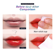 50pcs Private Label Water based Lip Tint In 10ml Silver Tubes