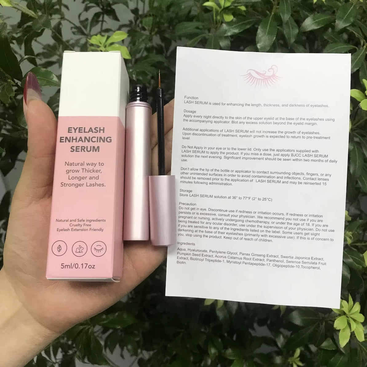 50pcs Private Label Lash and Brow Growth Enhancing Serum