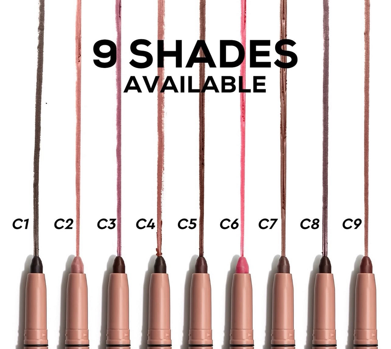 50pcs Private Label Peptide Retractable Dual-Action Lip Liner