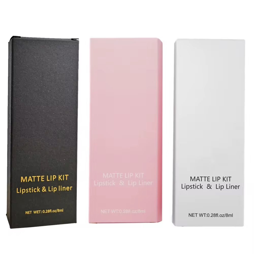 50 Sets Private Label Lipstick + Lip Liner Sharpener Kit