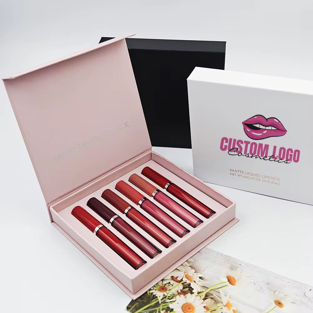50 Sets Private Label Matte Lipstick Bundle