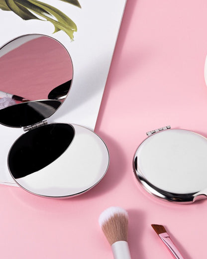 50pcs Private Label Double Side Pocket Size Beauty Mirrors