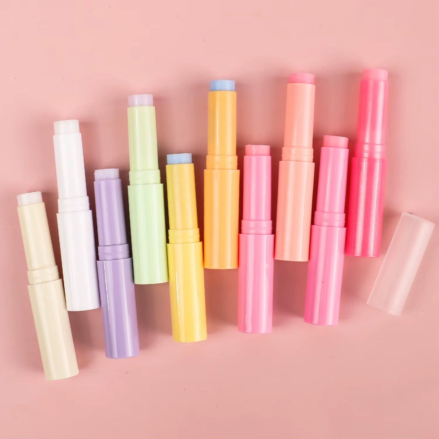 100pcs Private Label Moisturizing Chapsticks Lip Balm