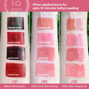 50pcs Private Label 2-in-1 Waterproof Stay Peel Off Liquid Lip Liner Stain