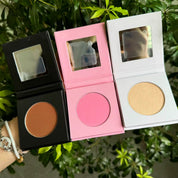 50pcs Private Label Pressed Powder Blush and Highlighter