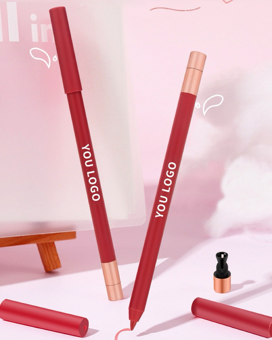 50pcs Private Label Multi Purpose Lip Liner With Inbuilt Sharpener