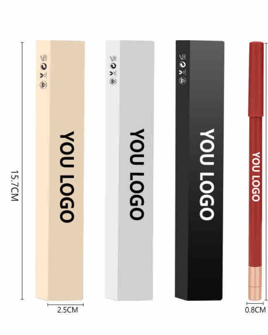 50pcs Private Label Multi Purpose Lip Liner With Inbuilt Sharpener