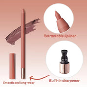 50pcs Private Label Multi Purpose Lip Liner With Inbuilt Sharpener