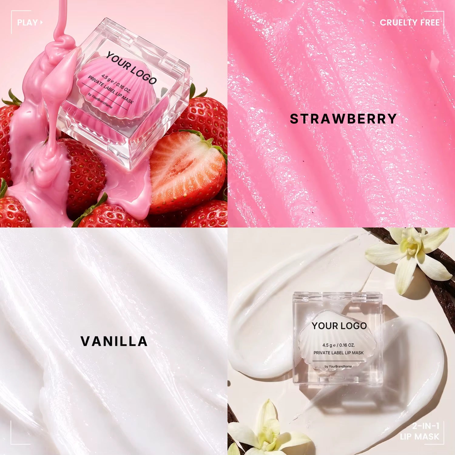 50 Sets Private Label Lip Gloss Kit