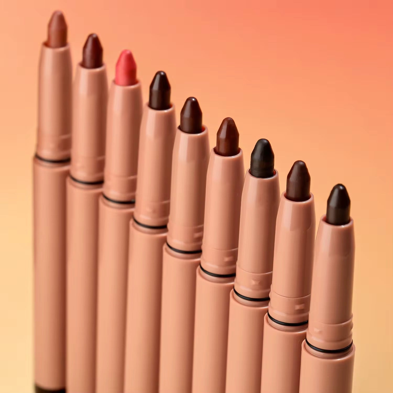 50pcs Private Label Peptide Retractable Dual-Action Lip Liner