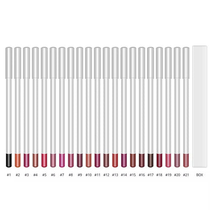 50pcs Private Label Lip Liner White Pencil