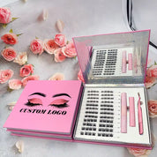 100 Sets Private Label DIY Lash Cluster Box Kit