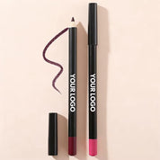 50pcs Private Label Creamy Precision Lip Liner Black Pencil