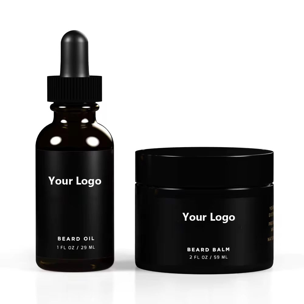 100pcs Private Label Beard Oil & Balm