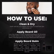100pcs Private Label Beard Oil & Balm