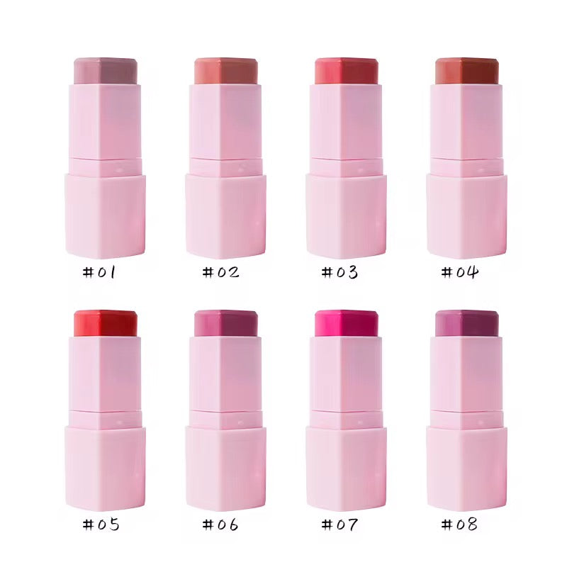 50pcs Private Label Heart Cream Blush Stick