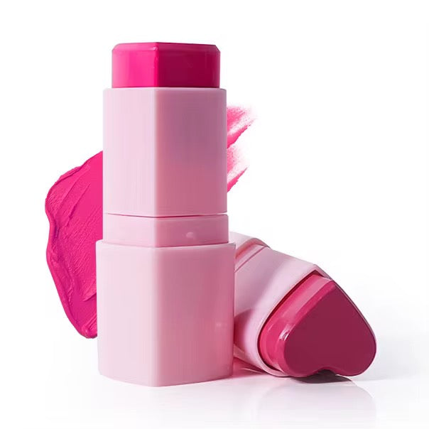 50pcs Private Label Heart Cream Blush Stick