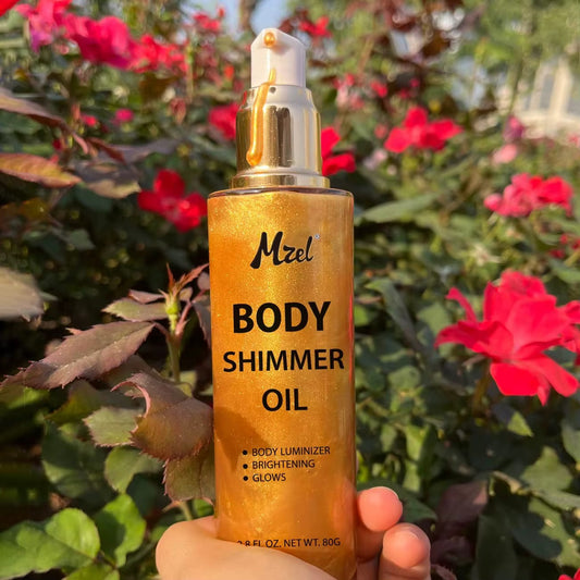 50pcs Private Label Body Glow Highlighter/Shimmer Oil