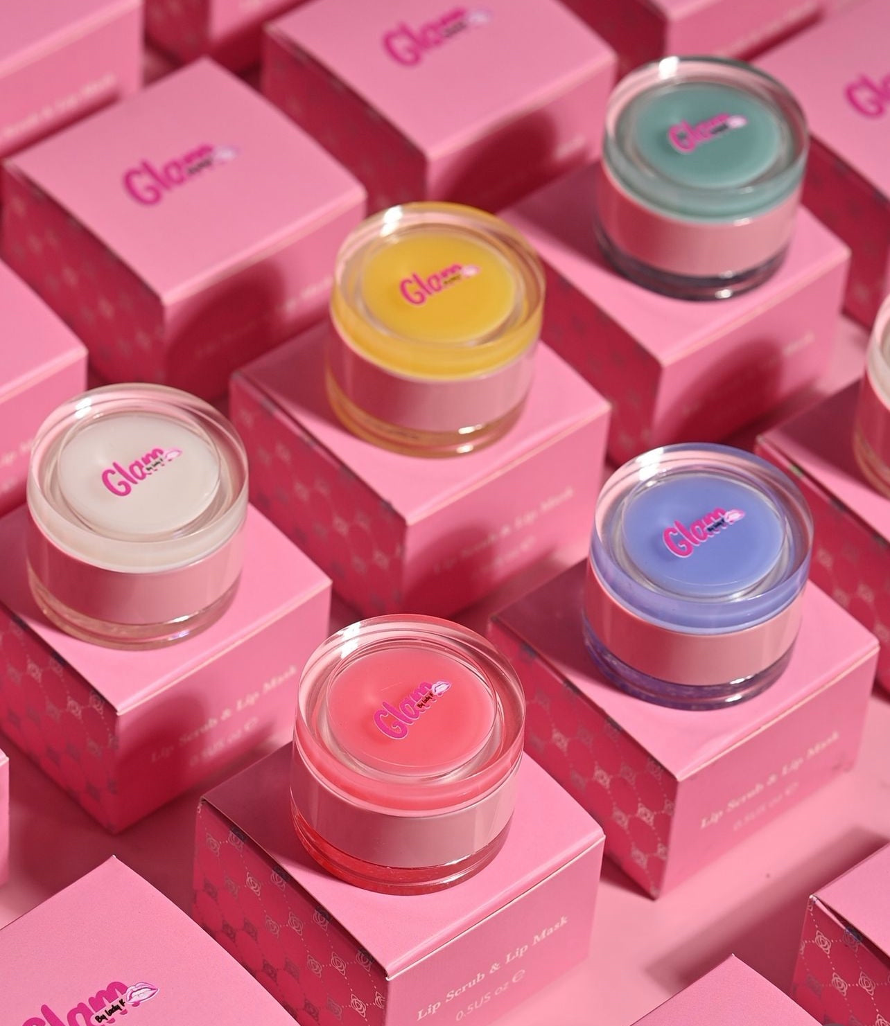 50 Sets Private Label Lip Scrub + Lip Mask