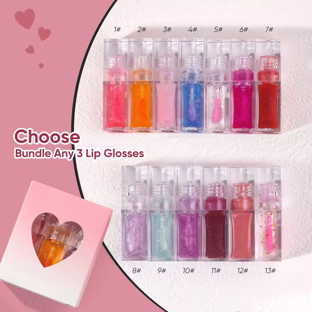 50 Sets 3-in-1 Private Label Lip Oils
