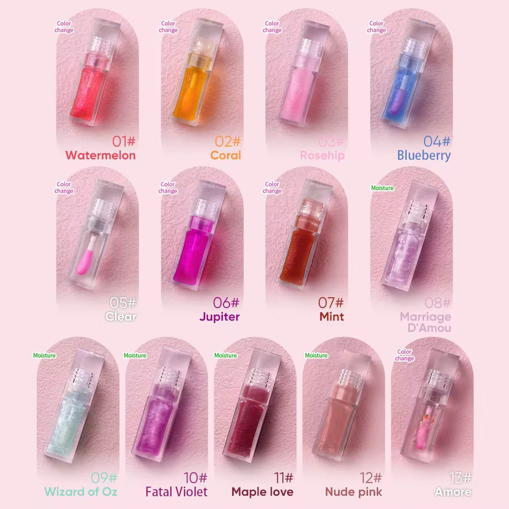 50 Sets 3-in-1 Private Label Lip Oil Bundle