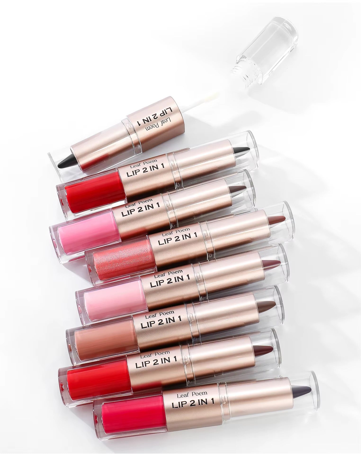 100pcs 2-in-1 Private Label Lip Combo Set