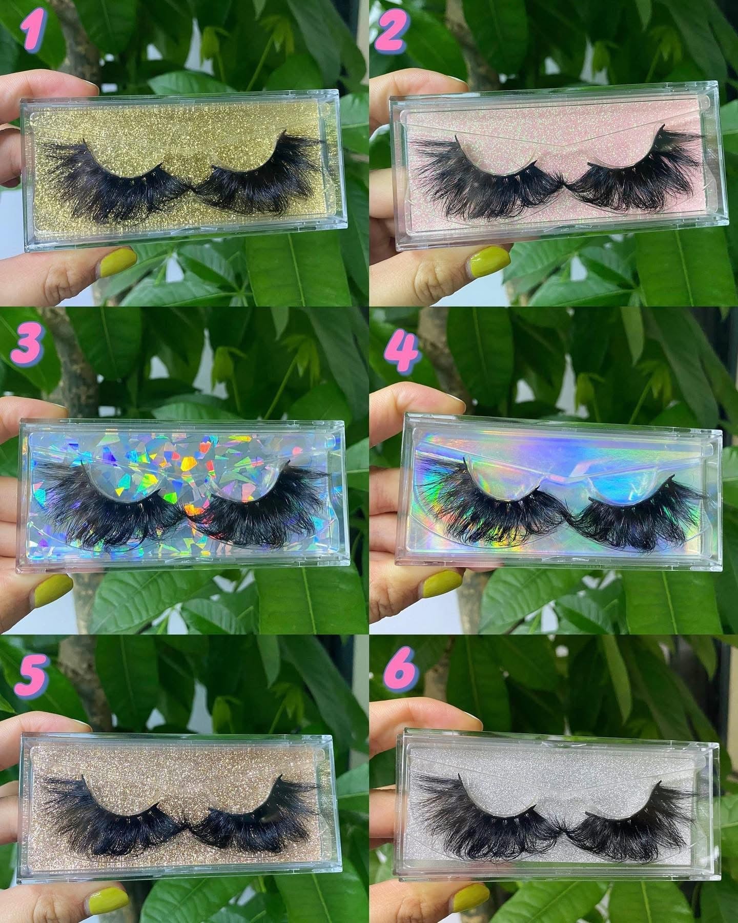 50 Pairs Wholesale Mink Lashes