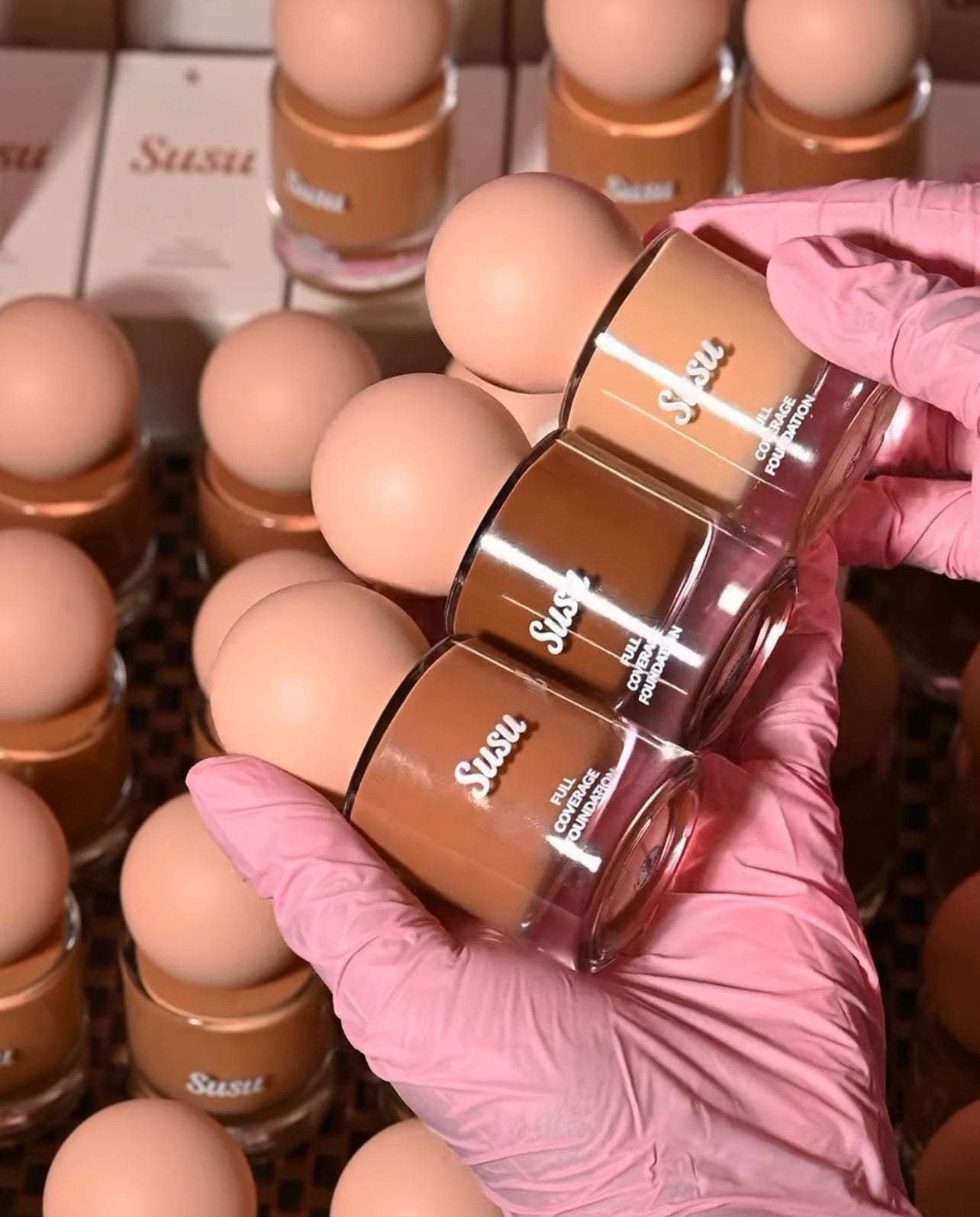 50pcs Private Label Liquid High Coverage Foundation