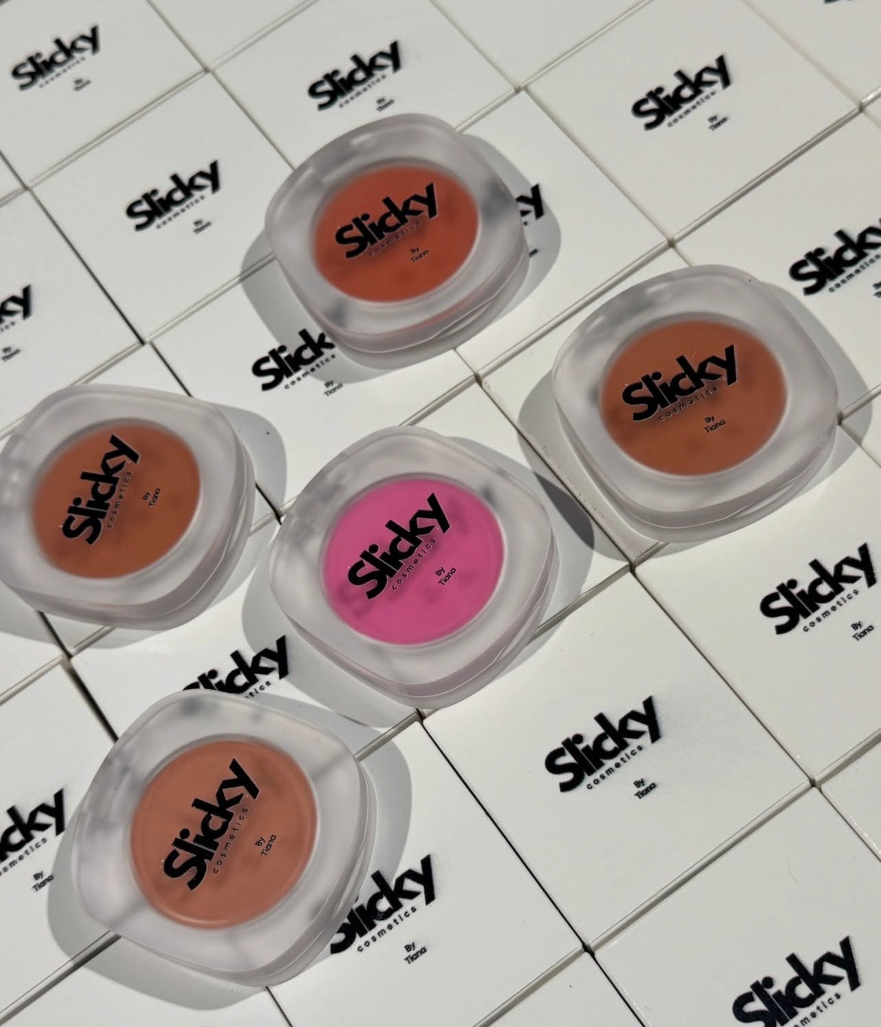 50pcs Private Label Cheek Single Matte Powder Blush Palette