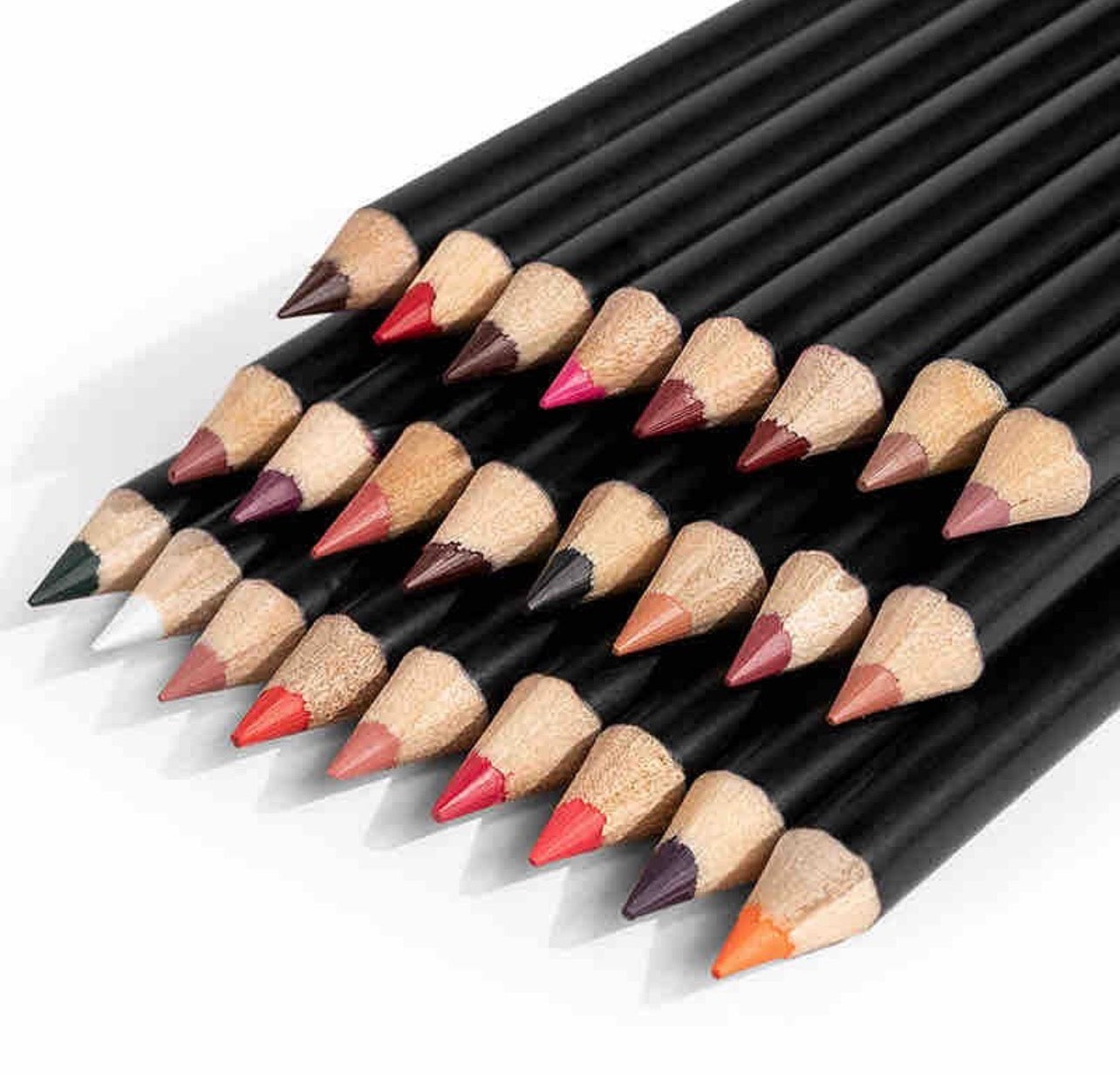 50pcs Private Label Creamy Precision Lip Liner Black Pencil
