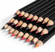 50pcs Private Label Creamy Precision Lip Liner Black Pencil
