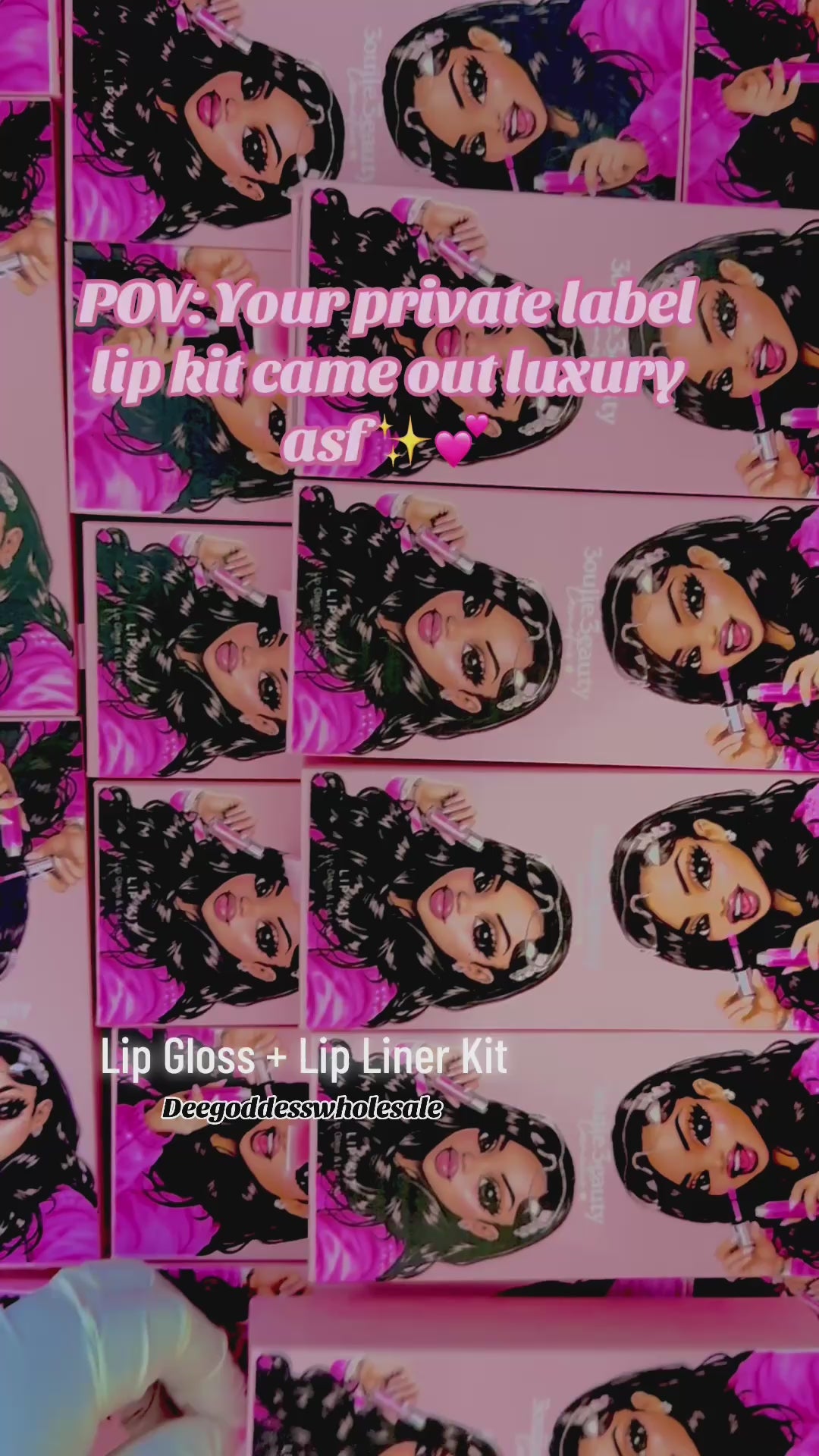 50 Sets Private Label Lipgloss/Lipstick Kit